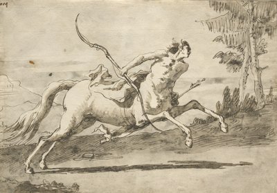 ギャロッピングケンタウロス、1755-65年頃 作： Giovanni Domenico Tiepolo