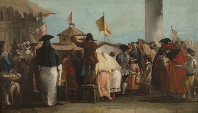モンドノボ、ca 1764-1765 作： Giovanni Domenico Tiepolo