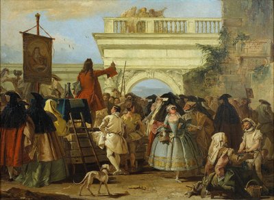 シャーラタン 作： Giovanni Domenico Tiepolo