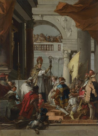 フレデリックバルバロッサの結婚、1753年 作： Giovanni Domenico Tiepolo