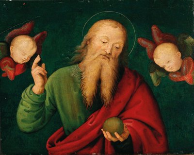 父なる神と天使たち、c. 1510年。 作： Giannicola di Paolo