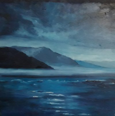 夜の海 作： Giavoni Silvano