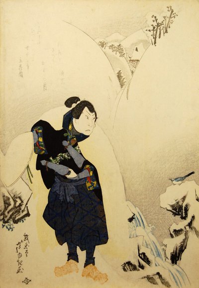 嵐 罹患 いい あｓ 宮本 武蔵、 １８３２。 作： Gigado Ashiyuki