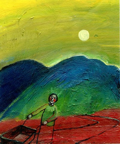 2003年、私は必要なすべてを手に入れました（油彩） 作： Gigi Sudbury