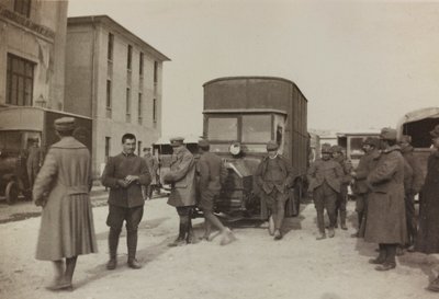 アルバム「Pictures of War II」。イタリア・ゴリツィア、グラディスカ・サグラードのイタリア兵（モノクロ写真 作： Gigliucci Gigliucci