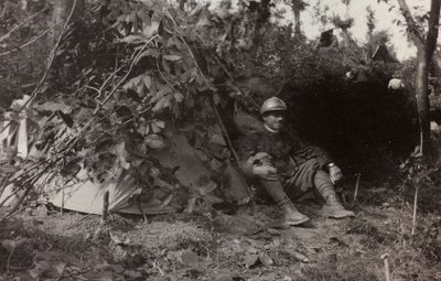 アルバム「Pictures of War II」。Val ChiusoneからPodsenicaに向かうイタリア兵、1917年09月（モノクロ写真 作： Gigliucci Gigliucci