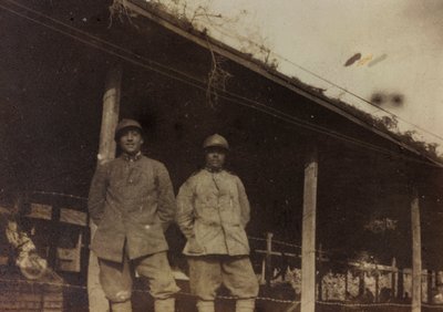 アルバム「Pictures of War II」。Val ChiusoneからPodsenicaに向かうイタリア兵、1917年09月（モノクロ写真 作： Gigliucci Gigliucci