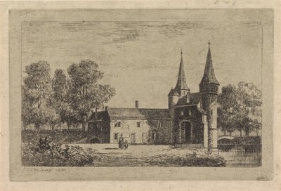 デルフトの東門 作： Gijsbertus Johannes Verspuy