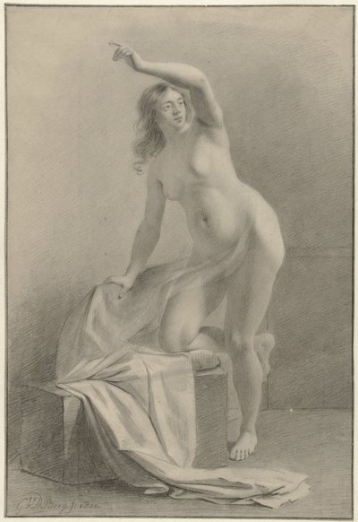 女性ヌードモデル研究 作： Gijsbertus Johannus van den Berg