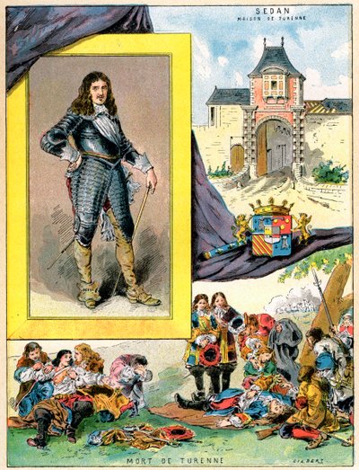 トゥレンヌ、アンリドラトゥールドーベルニュ、フランス元帥、1898年 作： Gilbert