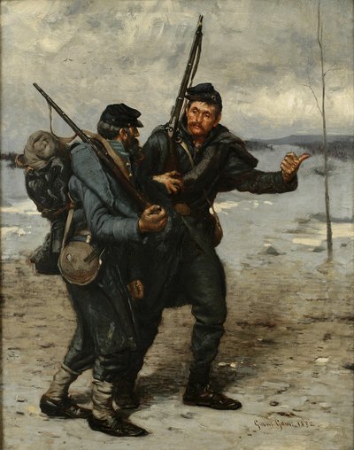 ストラグラーズ、1882 作： Gilbert Gaul