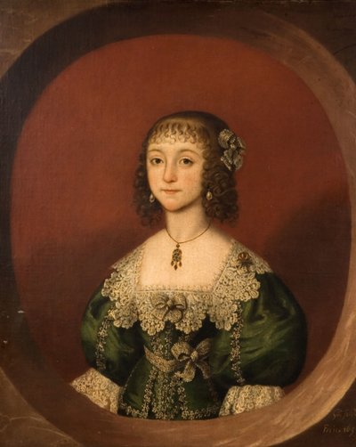 少女の肖像、1638年。 作： Gilbert Jackson