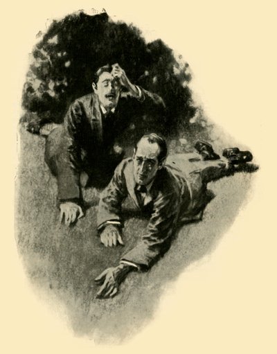 私たちはドアからよろめきました...、1910年。 作： Gilbert Joseph Holiday