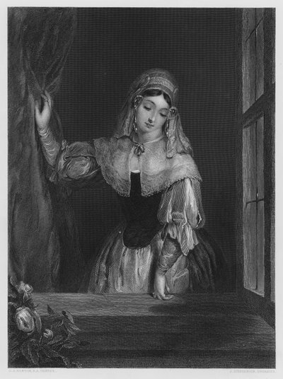 ヴァーノンギャラリーの絵から「ケースメント」（エングレーヴィング 作： Gilbert Stuart (after) Newton