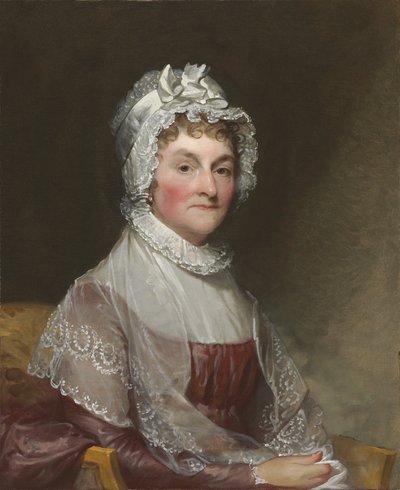 アビゲイル・スミス・アダムズ（ジョン・アダムズ夫人） 作： Gilbert Stuart