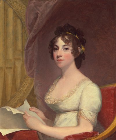 アンナ・マリア・ブロドー・ソーントン (ウィリアム・ソーントン夫人) 作： Gilbert Stuart