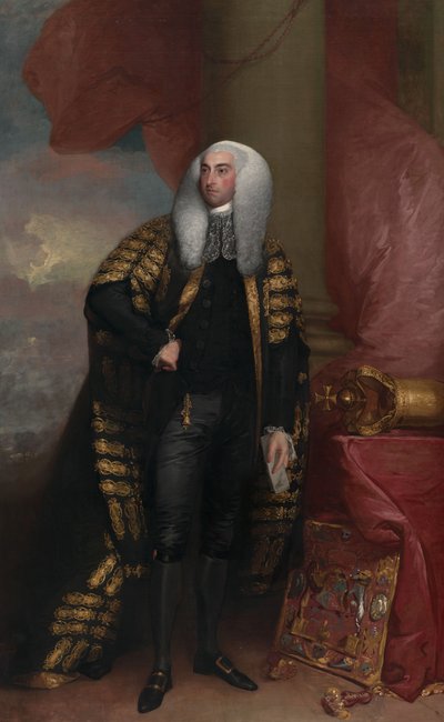 フィッツギボン男爵、1789年 作： Gilbert Stuart