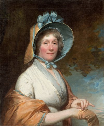 ヘンリエッタ・マーチャント・リストン夫人ロバート・リストン、1800年。 作： Gilbert Stuart