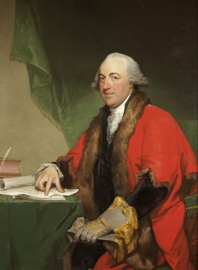 ニューヨークのヘンリー・クルーガー、ブリストル市長、商人協会のマスター 作： Gilbert Stuart