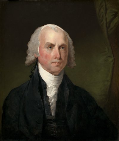 ジェームズ・マディソン 作： Gilbert Stuart
