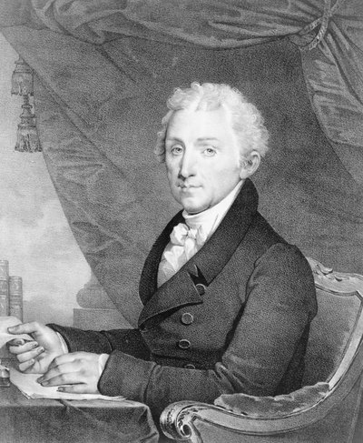 ジェームズ・モンロー（第5代アメリカ合衆国大統領 作： Gilbert Stuart
