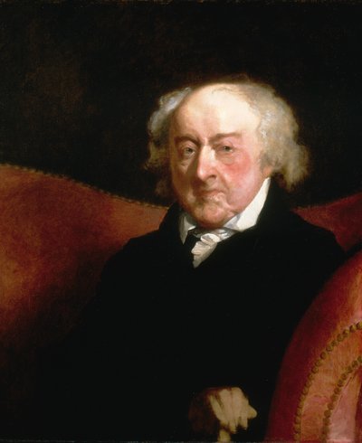 ジョン・アダムズ、1826年。 作： Gilbert Stuart