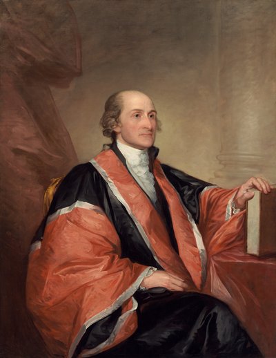 ジョン・ジェイ、1794年。 作： Gilbert Stuart