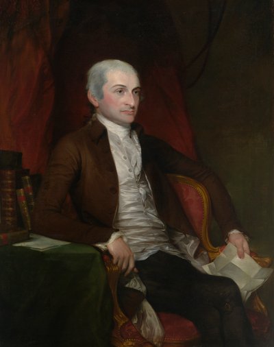 ジョン・ジェイ、1784 年に着工、1818 年までに完成。 作： Gilbert Stuart