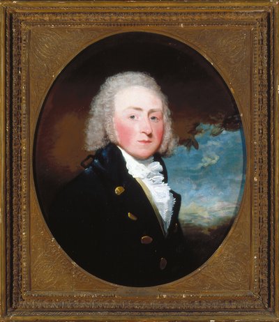 エドワード・ロフタスの肖像（キャンバスに油彩） 作： Gilbert Stuart