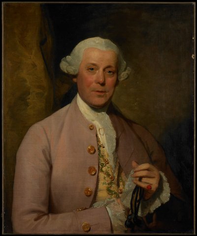 ヘンリー・ランバートの肖像、1780〜81年頃 作： Gilbert Stuart