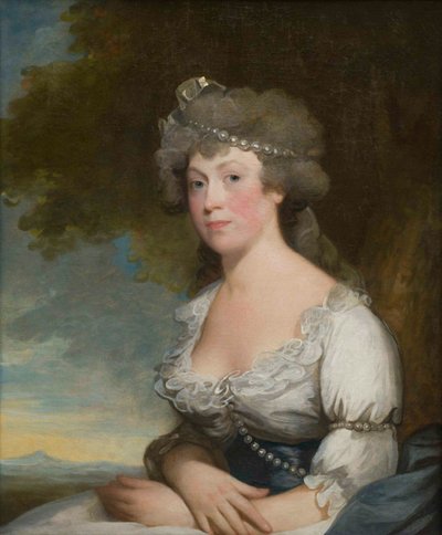 ジェームズ・アーデン夫人の肖像、1794年。 作： Gilbert Stuart
