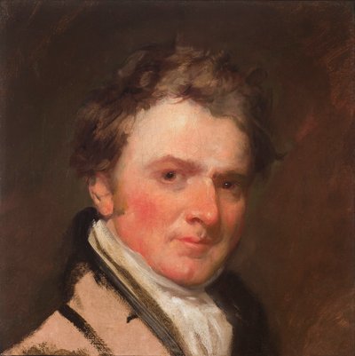 紳士の肖像 作： Gilbert Stuart
