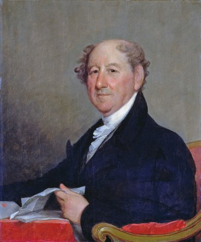 ルーファス・キングの肖像（1755-1827） 作： Gilbert Stuart