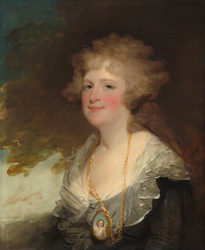 サラ・シッペン・リー夫人トーマス・リー、c。 1798年。 作： Gilbert Stuart