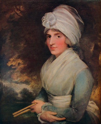 サラ・シドンズ、1787 作： Gilbert Stuart