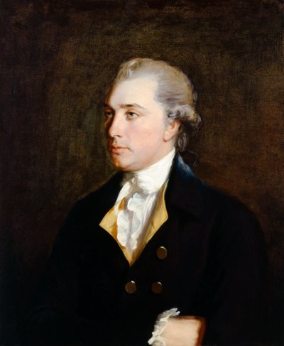 ゴッドフリー・ウェブスター卿（キャンバスに油彩） 作： Gilbert Stuart