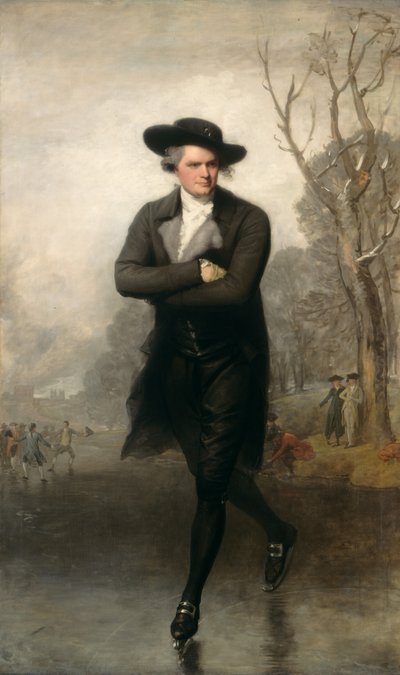 ウィリアム・グラントのスケーターの肖像、1782年。 作： Gilbert Stuart