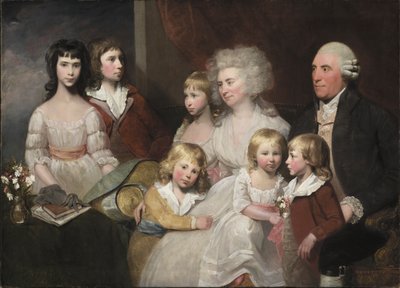 トッド家、1785年頃 作： Gilbert Stuart