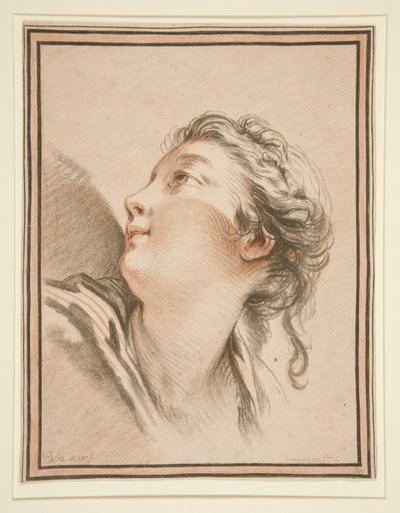 女性の頭 作： Gilles Demarteau