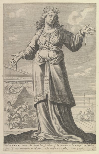 モニーム、1647年。クリエイター：ジル・ルスレ、アブラハム・ボッセ。 作： Gilles Rousselet and Abraham Bosse
