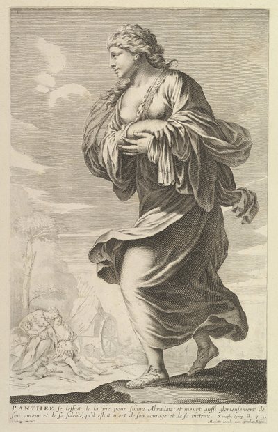 パンテウス、1647年。クリエイター：ジル・ルスレ、アブラハム・ボッセ。 作： Gilles Rousselet and Abraham Bosse
