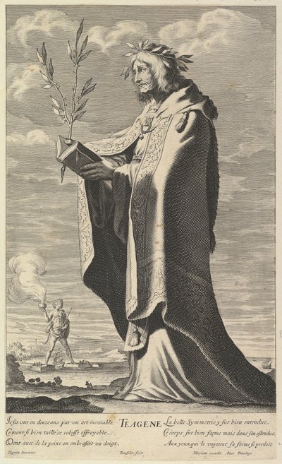 Theagenes、カリフォルニア州。 1639-40。 クリエイター：ジル・ルスレ、アブラハム・ボッセ。 作： Gilles Rousselet and Abraham Bosse