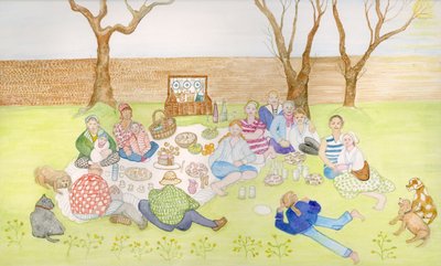 ピクニック、2018 作： Gillian Lawson