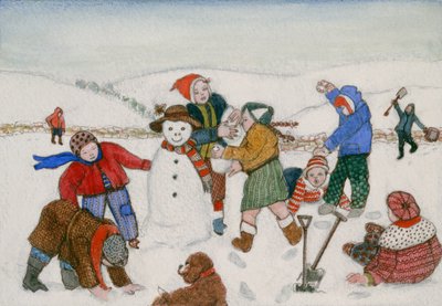 雪遊び 作： Gillian Lawson