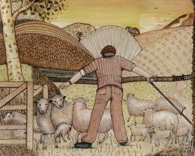 羊飼い、1985 作： Gillian Lawson