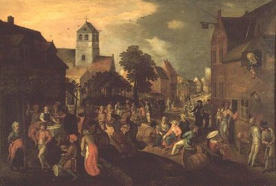 The Village Fete 作： Gillis (attr. to) Mostaert