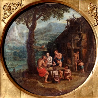 エノク家、16世紀。 作： Gillis Mostaert
