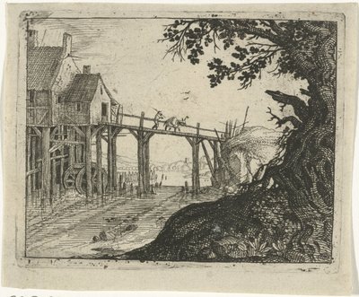 水車のある風景 作： Gillis Peeters (I)