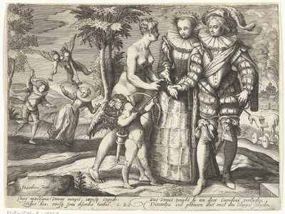 金星、不和の中の愛 作： Gillis van Breen (attributed to)