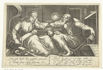 結婚生活の浪費の結果 作： Gillis van Breen